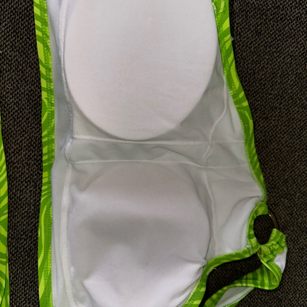Michael KorsGreen Zebra Print Bikini Set - Picture 5 of 10